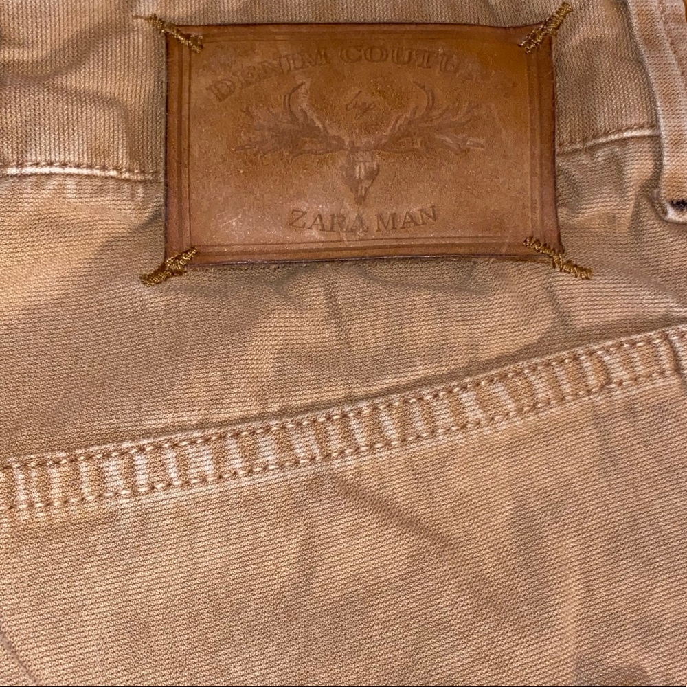 Zara Khaki Tan Men’s Pants Jeans
